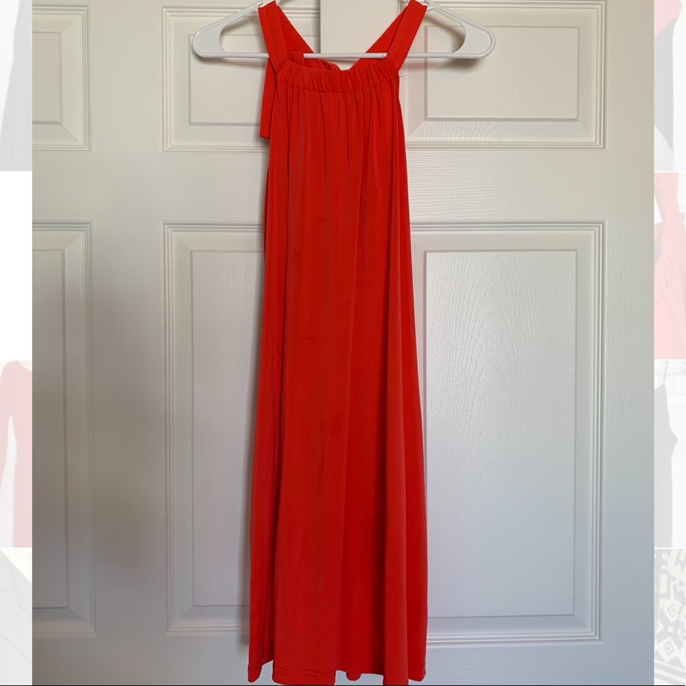 Tied Red Dress!